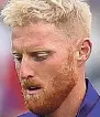  ?? ?? FAVOURITE: Ben Stokes