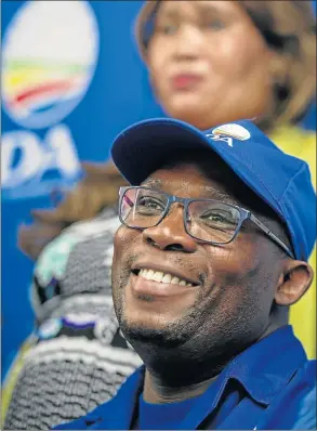 ?? Picture: GALLO IMAGES ?? TAKING THE REINS: Bonginkosi Madikizela was appointed as DA leader in the Western Cape last week