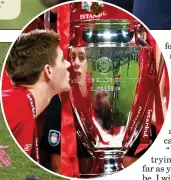  ??  ?? Steven Gerrard admits Liverpool showed AC Milan too much respect before ultimately winning the 2005 Champions League final