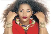  ?? Picture: SUPPLIED ?? DOORS OPENED: Mthatha-born singer Busiswa is signed under Oskido’s Kalawa Jazmee label
