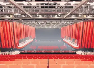  ?? Picture: Rita Ochoa ?? A first glimpse of how the Swansea arena’s auditorium will look.