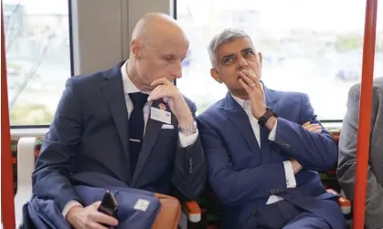  ?? Photograph: Yui Mok/PA ?? Andy Byford had been caught in the crossfire between the Tory government and London’s mayor, Sadiq Khan.