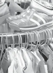  ?? DREAMSTIME ?? Consignmen­t stores are one option for selling unwanted shoes and other clothing items.