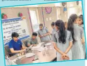  ?? ?? Over 43 eye camps in 42 government schools across the city have been organised by this teenager*