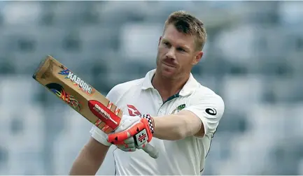  ??  ?? Australia opener David Warner has said his side’s hatred of England will help them win back the Ashes. (Reuters)