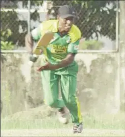  ??  ?? Chien Gittens’ unbeaten half century ensured Regal Allstars a spot in the final (Romario Samaroo photo)