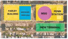  ??  ?? Not so fast, Andy, say state lawmakers whose budget bill puts limits on use of money for Gov. Cuomo’s plan for Penn Station and environs.