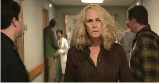  ?? Universal Pictures/TNS ?? Jamie Lee Curtis returns to the franchise in ‘Halloween Kills.’