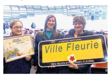  ??  ?? De gauche à droite : Jacqueline Planchot, Rachel Galard et Anne Valli