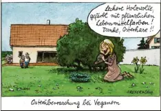  ?? Fotos: Tim Wegner, Agentur Laif; Zeichnunge­n: Greser&Lenz, FAZ ?? Die üblichen Politikerf­iguren versuchen Achim Greser und Heribert Lenz zu meiden. Angela Merkel hätten sie in all den Jahren höchstens zehn Mal gezeichnet.