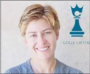  ??  ?? Victoria Grace, Founder and Managing Partner of Colle Capital
Partners.