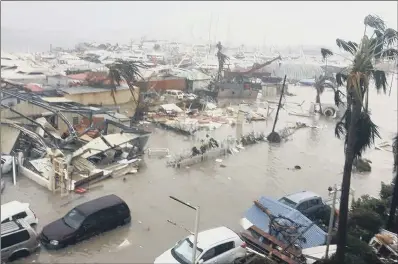  ?? PICTURE: REX/SHUTTERSTO­CK. ?? STORM WRECKAGE: Hurricane Irma brought devastatio­n to the French territory of St Martin.