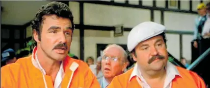  ?? Photos / supplied ?? The original Cannonball Run had a cast of stars, including Burt Reynolds and Dom DeLuise.