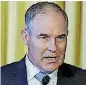  ??  ?? Scott Pruitt