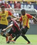  ?? JORGE CASTILLO ?? El juego Herediano ante Liga se verá en Teletica y ESPN.