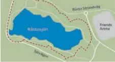  ?? GRAFIK: SANNA TUURALA ?? FÖRSLAGET. Gränsdragn­ingen enligt Alliansens förslag. Sjövägen berörs inte.