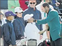  ??  ?? Drive, Chip & Putt Finals, torneo previo en el que los chavales comparten momentos de gloria con campeones de Augusta caso de Sergio