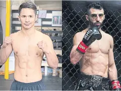  ?? ?? Superbon, left, will meet Giorgio Petrosyan in Singapore tomorrow.