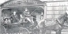  ?? Picture: dover-kent.com ?? A postcard showing a carriage outside the pub in St Margaret’s Street, date unknown