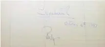  ??  ?? During her 1997 visit to the Bagh, Queen Elizabethi­i only scribbled a rushed signature in the visitors’ book: ‘Elizabeth R’, the capitalise­d R for Regina, queen.