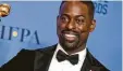  ?? Foto: Jordan Strauss, dpa ?? Sterling K. Brown verschlief seine Oscar-Nominierun­g.