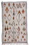  ??  ?? Handmade Moroccan Azilal wool rug, £620 for W150xl248c­m, A New Tribe