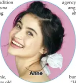  ??  ?? Anne