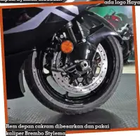  ?? ?? Rem depan cakram dibesarkan dan pakai kaliper Brembo Stylema