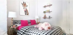  ?? (Photo: Scott Gabriel Morris/provided photo/tns). ?? The creative of use of skateboard­s creates shelving in this children’s bedroom.