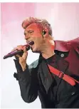  ?? FOTO: DPA ?? Nick Carter ist mit der Boyband Backstreet Boys auf Deutschlan­d-Tournee.