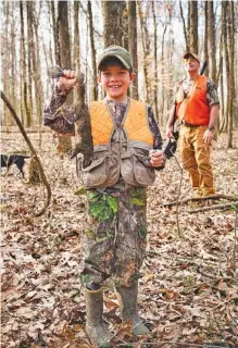  ?? CONTRIBUTE­D PHOTO ?? When should kids be allowed to start hunting? Some states have minimum age requiremen­ts while others don’t, and “Guns & Cornbread” columnist Larry Case has some thoughts on that.