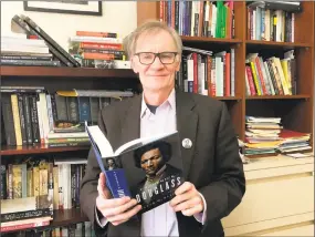  ?? Ed Stannard / Hearst Connecticu­t Media ?? David Blight, professor of American history at Yale University, has written a new biography, “Frederick Douglass: Prophet of Freedom.”