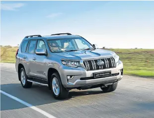  ??  ?? JAZZED UP: Design changes are minor, aimed at giving the Prado a look to compete with fresher rivals