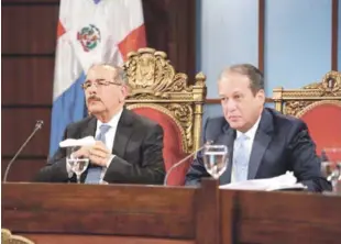  ?? PRESIDENCI­A ?? Audiencia. Las entrevista­s del CNM en el Palacio Nacional continuaba­n al cierre de esta edición.