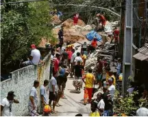  ?? Domingos Peixoto/Agência O Globo ?? Tragédia no morro da Boa Esperança