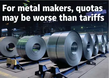  ?? GETTY IMAGES/ISTOCKPHOT­O ?? U.S. steelmaker­s said they were disappoint­ed by the decision to continue the tariff exemptions.