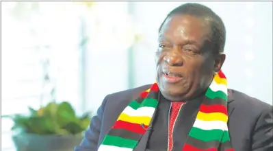  ??  ?? President Mnangagwa