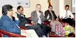  ??  ?? Panel discussion involving Mangala P.B Yapa - CEO of Ceylon Chamber of Commerce, Prof. Mohan de Silva - Chairman of UGC, Prof. Utz Dornberger - University of Leipzig, Germany, Prof. P.S.M Gunaratne - Vice Chairman of UGC moderated by Hasitha...