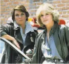  ?? CBS 1981 ?? Sharon Gless (right) and Tyne Daly as the detectives in “Cagney & Lacey.”