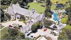  ??  ?? PLAYBOY MANSION Hugh Hefner’s lavish home in Los Angeles