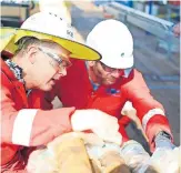  ?? ?? Bohrkerne aus bis zu 1240 m Tiefe. [M. Parker/Ecord/IODP]