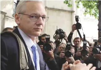  ?? MONGREL MEDIA ?? Julian Assange, qui se révèle à la lentille sur plusieurs années, est une personne hors de l’ordinaire.