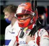  ?? Photo: AFP ?? F1 team Haas has dropped Russian driver Nikita Mazepin due to the conflict in Ukraine.