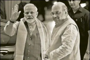  ?? BIPLOV BHUYAN/HT PHOTO ?? In the second term, the Narendra Modi government has pushed key ideologica­l measures. The primary leader responsibl­e for it has been Amit Shah