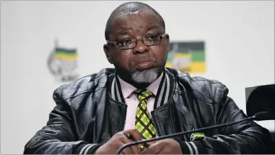  ?? PICTURE: DUMISANI SIBEKO ?? ANC secretary general Gwede Mantashe has cautioned against defying Chapter 9 institutio­ns.