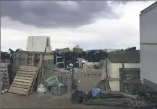  ?? Taos County Sheriff's Office via Associated Press ?? This photo taken Friday shows a compound during a search for a missing 3-year-old boy in Amalia, N.M.