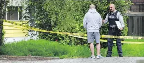  ?? — NICK PROCAYLO ?? RCMP located two dead bodies in a home after a report of gunfire in Richmond early Monday.