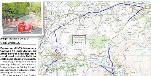 Diversion of 19 miles after bridge collapse - PressReader