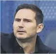  ??  ?? 0 Chelsea manager Frank Lampard five orders against