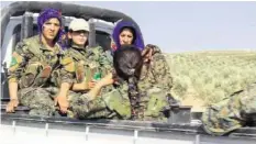  ?? ANN GUENTER ?? Auf kurdischer Seite kämpften mit den YPJ auch Frauen.